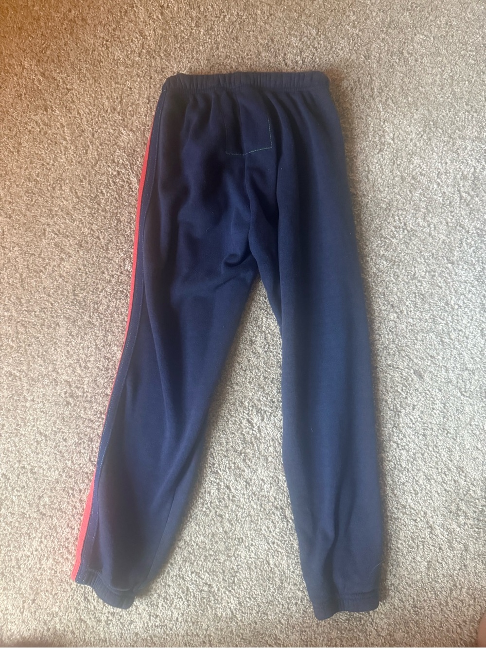 Aviator Nation Navy Sweatpants with Rainbow Stripes- XS - Picture 4 of 5